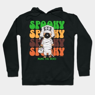 Funny Cute Spooky Mummy Halloween Doxie Dachshund Dog Hoodie